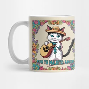 Mariachi Cat Sings Mug